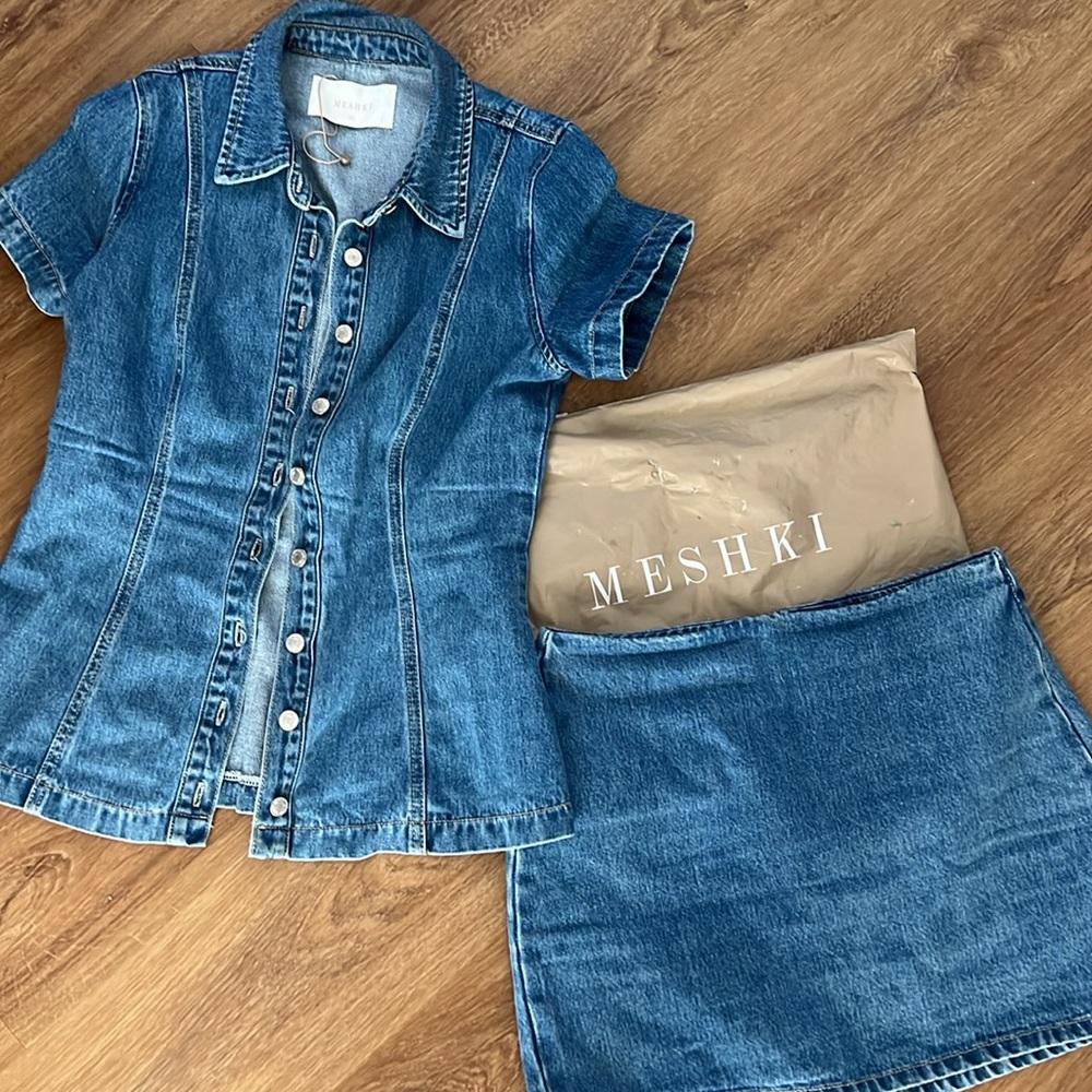 Ellie 2 piece denim set